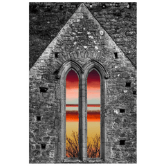 Print - Medieval Cathedral Sunrise at Rock of Cashel, County Tipperary - James A. Truett - Moods of Ireland - Irish Art