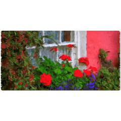 Desk Mat - Irish Cottage Window at Bunratty Castle, County Clare - James A. Truett - Moods of Ireland - Irish Art