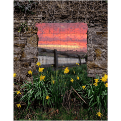 Puzzle - Daffodil Sunrise in the Irish Countryside - James A. Truett - Moods of Ireland - Irish Art