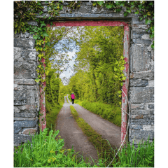 Shower Curtain - Portal to County Clare Country Road - James A. Truett - Moods of Ireland - Irish Art