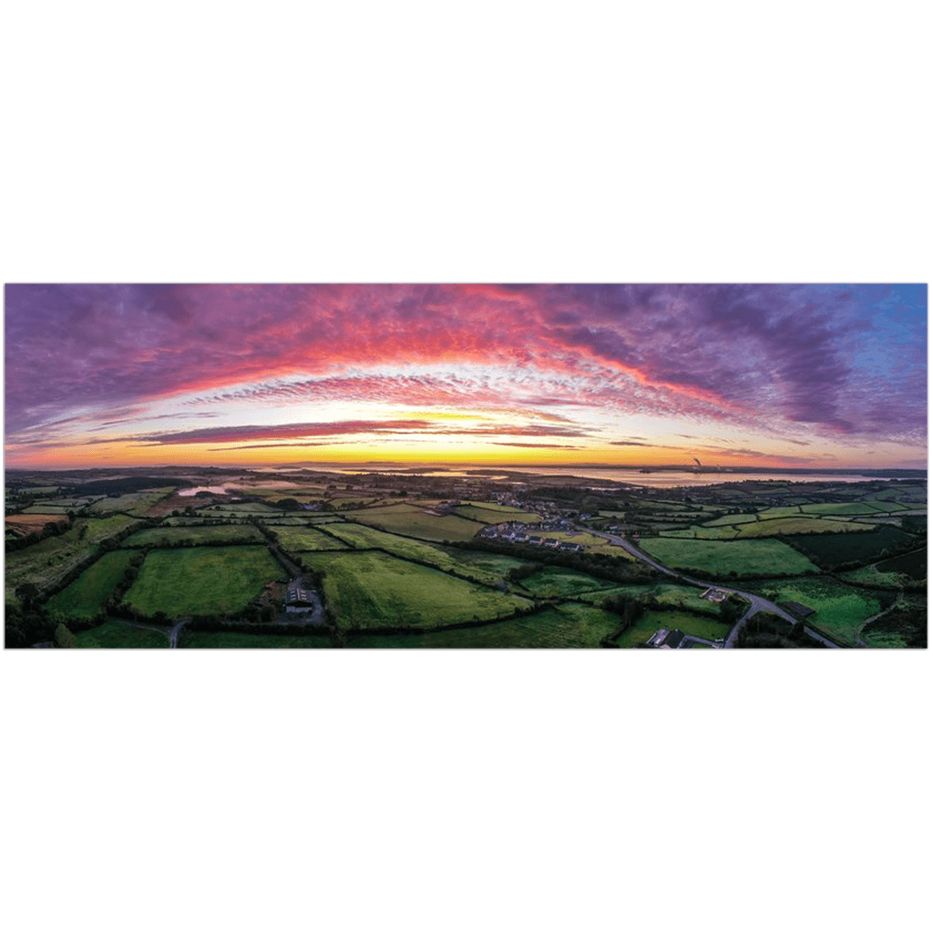 Panorama Print - Autumn Sunrise over Kildysart, County Clare - James A. Truett - Moods of Ireland - Irish Art