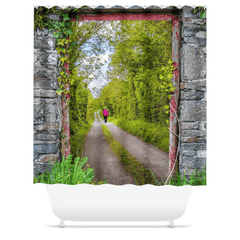 Shower Curtain - Portal to County Clare Country Road - James A. Truett - Moods of Ireland - Irish Art