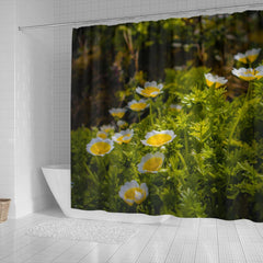 Shower Curtain - Irish Poached Egg Flowers Shower Curtain Moods of Ireland 