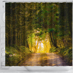 Shower Curtain - County Clare Country Road Moods of Ireland 