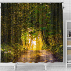 Shower Curtain - County Clare Country Road Moods of Ireland 