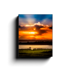 Canvas Wrap - Glorious Shannon Estuary Sunrise, County Clare - James A. Truett - Moods of Ireland - Irish Art