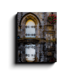 Canvas Wrap - Reflections at St. Augustine's Church, Galway - James A. Truett - Moods of Ireland - Irish Art