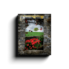 Canvas Wrap - Blooming County Clare Countryside, Ireland Landscape Poster Print - James A. Truett - Moods of Ireland - Irish Art