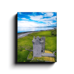 Canvas Wrap - Gleninagh Castle near Ballyvaughan, County Clare - James A. Truett - Moods of Ireland - Irish Art