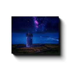 Canvas Wrap - Starry Night over Doonagore Castle, County Clare - James A. Truett - Moods of Ireland - Irish Art