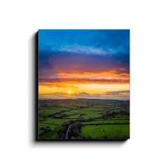 Canvas Wrap - Christmas Eve Sunset over County Clare - James A. Truett - Moods of Ireland - Irish Art