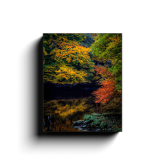 Canvas Wrap - Autumn on Ireland's Cloon River, County Clare - James A. Truett - Moods of Ireland - Irish Art
