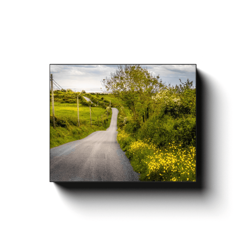 Canvas Wrap - Road through Irish Countryside, County Clare - James A. Truett - Moods of Ireland - Irish Art