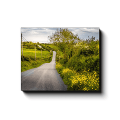Canvas Wrap - Road through Irish Countryside, County Clare - James A. Truett - Moods of Ireland - Irish Art