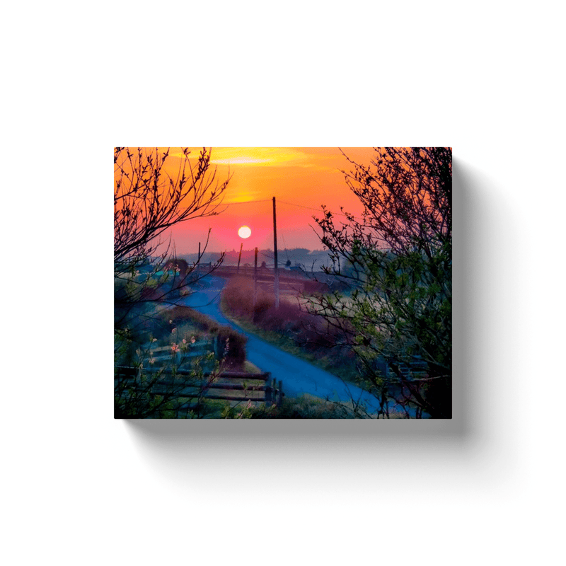 Canvas Wrap - Misty Sunrise over County Clare - James A. Truett - Moods of Ireland - Irish Art