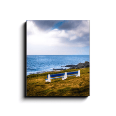 Canvas Wrap - Kilkee Bench along Wild Atlantic, County Clare - James A. Truett - Moods of Ireland - Irish Art