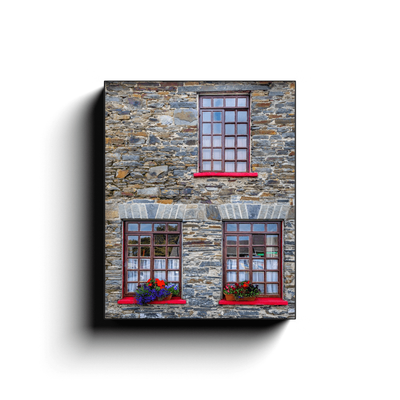 Canvas Wrap - Stone Building in Carrigaholt, County Clare - James A. Truett - Moods of Ireland - Irish Art