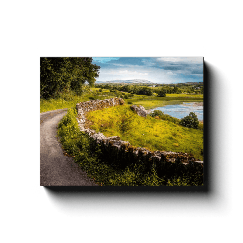 Canvas Wrap - The High Road over Inchiquin Lough, County Clare - James A. Truett - Moods of Ireland - Irish Art