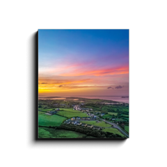 Canvas Wrap - Blue Sky over Sunrise, Kildysart, County Clare - James A. Truett - Moods of Ireland - Irish Art