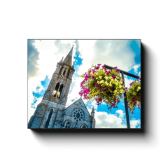 Canvas Wrap - Steeple at Holy Cross Cathedral, Charleville, County Cork - James A. Truett - Moods of Ireland - Irish Art