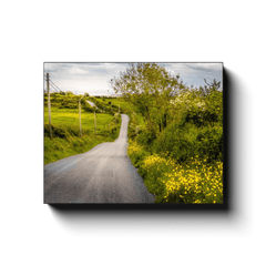 Canvas Wrap - Road through Irish Countryside, County Clare - James A. Truett - Moods of Ireland - Irish Art