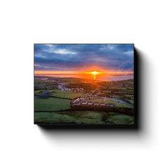 Canvas Wrap - December Sunrise over Shannon Estuary, County Clare - James A. Truett - Moods of Ireland - Irish Art