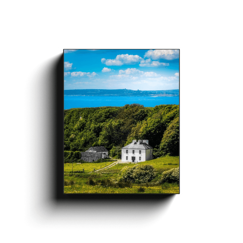 Canvas Wrap - Farm House near Atlantic Ocean, County Clare - James A. Truett - Moods of Ireland - Irish Art