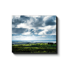 Canvas Wrap - Dark Skies over County Clare's Fergus Estuary near Ennis - James A. Truett - Moods of Ireland - Irish Art
