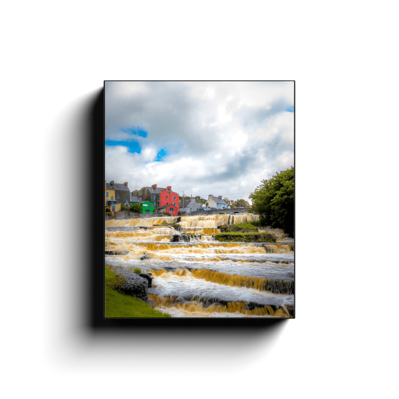 Canvas Wrap - Cascades at Ennistymon, County Clare - James A. Truett - Moods of Ireland - Irish Art