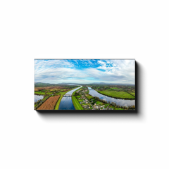 Panorama Canvas - Historic O'Briensbridge Village, County Clare - James A. Truett - Moods of Ireland - Irish Art