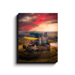 Canvas Wrap - Medieval Vision, Dunguaire Castle, Kinvara, County Galway - James A. Truett - Moods of Ireland - Irish Art