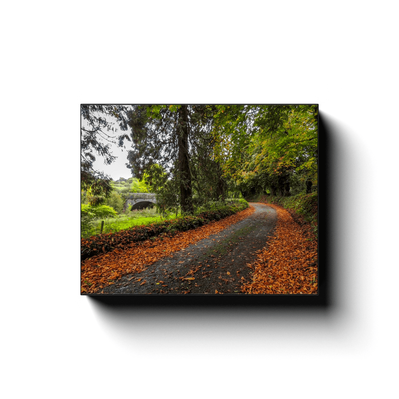 Canvas Wrap - Clondegad Country Road in Autumn Irish - James A. Truett - Moods of Ireland - Irish Art