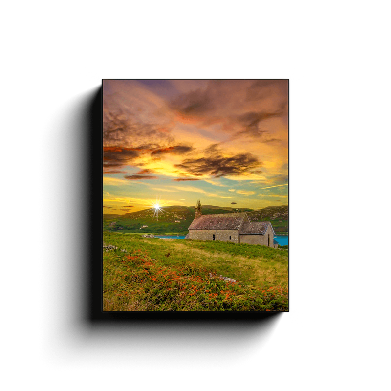 Canvas Wrap - Church of St. Brendan the Navigator at Sunset, Crookhaven, County Cork - James A. Truett - Moods of Ireland - Irish Art