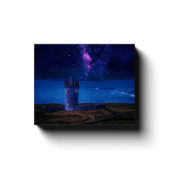 Canvas Wrap - Starry Night over Doonagore Castle, County Clare - James A. Truett - Moods of Ireland - Irish Art