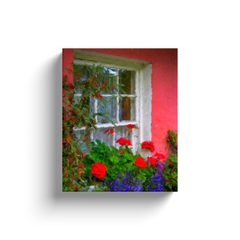 Canvas Wrap - Irish Cottage at Bunratty Castle, County Clare