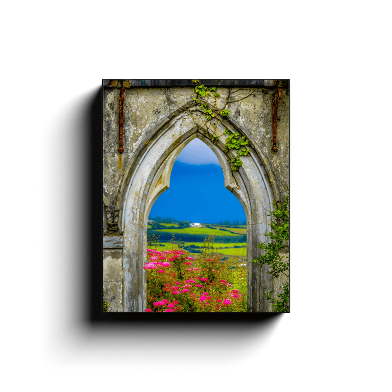 Canvas Wrap - Doorway to Paradise and the Green Hills of County Clare - James A. Truett - Moods of Ireland - Irish Art