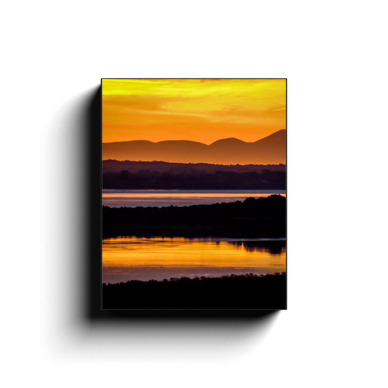 Canvas Wrap - Orange Shannon Estuary Sunrise - James A. Truett - Moods of Ireland - Irish Art