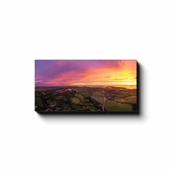 Panorama Canvas - November Sunrise over Kildysart, County Clare - James A. Truett - Moods of Ireland - Irish Art