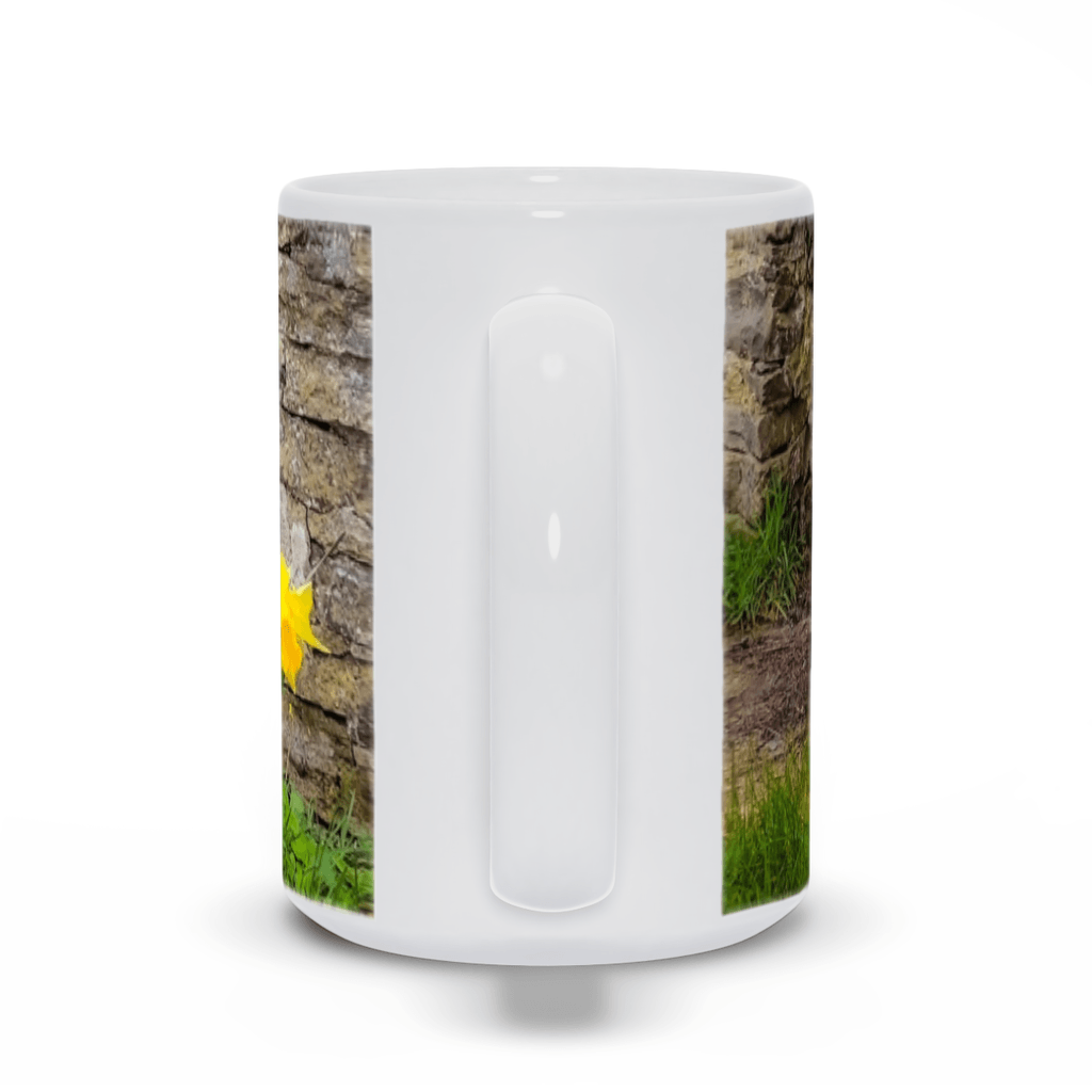 Ceramic Mug - Daffodils Outside Abandoned Cottage, County Clare - James A. Truett - Moods of Ireland - Irish Art