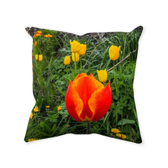 Throw Pillow - Spring Tulips