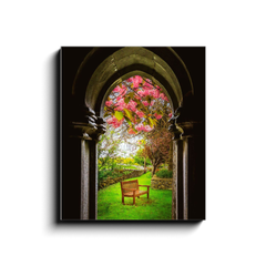Canvas Wrap - Medieval Abbey in Spring, Quin, County Clare