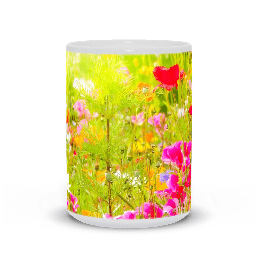 Ceramic Mug - Wildflower Chorus Serenading the Sun, County Clare - James A. Truett - Moods of Ireland - Irish Art