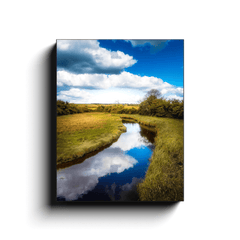 Canvas Wrap - Tranquil Winding Brook, County Clare - James A. Truett - Moods of Ireland - Irish Art