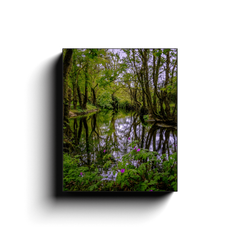 Canvas Wrap - Streamstown River Reflections, County Galway - James A. Truett - Moods of Ireland - Irish Art