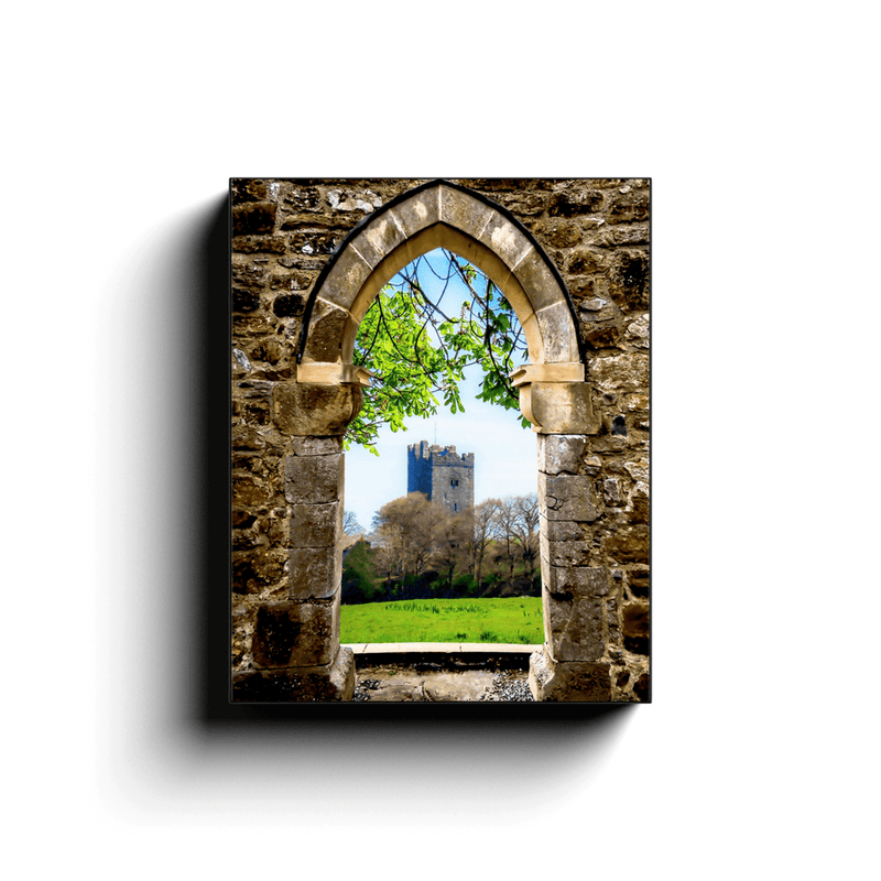 Canvas Wrap - Medieval Vista of Dysert O'Dea Castle, County Clare - James A. Truett - Moods of Ireland - Irish Art