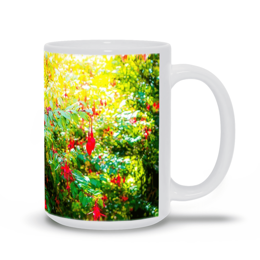 Ceramic Mug - Wild Fuchsias Frollicking in the County Clare Countryside - James A. Truett - Moods of Ireland - Irish Art