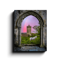 Canvas Wrap - Medieval Castle in the County Clare Countryside - James A. Truett - Moods of Ireland - Irish Art