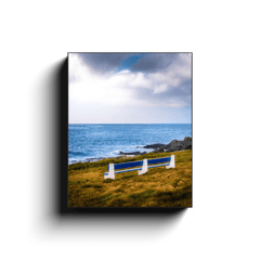 Canvas Wrap - Kilkee Bench along Wild Atlantic, County Clare - James A. Truett - Moods of Ireland - Irish Art