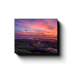 Canvas Wrap - Autumn Dawn over Kildysart, County Clare - James A. Truett - Moods of Ireland - Irish Art
