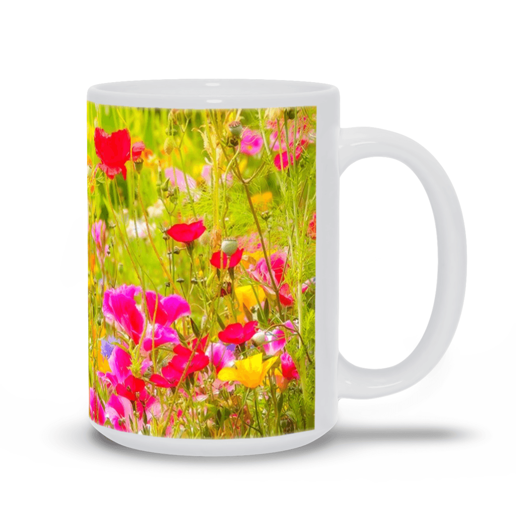 Ceramic Mug - Wildflower Chorus Serenading the Sun, County Clare - James A. Truett - Moods of Ireland - Irish Art